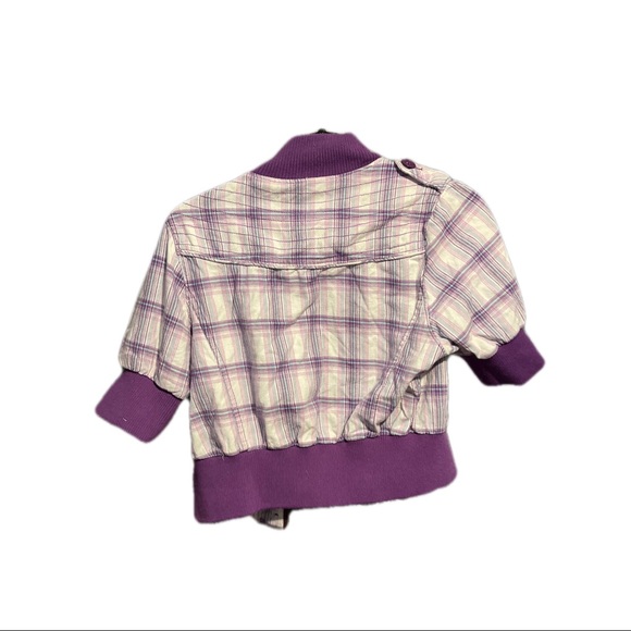 Woman’s purple crop SWS jacket - Picture 2 of 3
